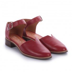 Sapato Texturizado Vermelho