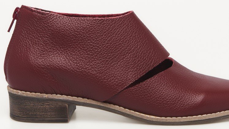ankle boot recortes burgundy 1