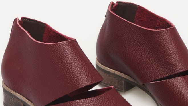 ankle boot recortes burgundy 2